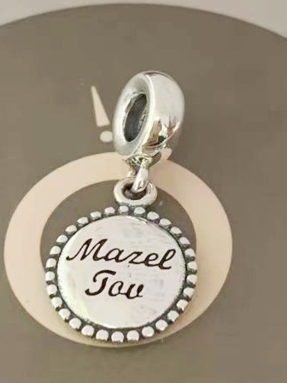 Pandora Mazel Jau Charm Mazel You Charm Mazul Jau Charm Travel Pendant /S925